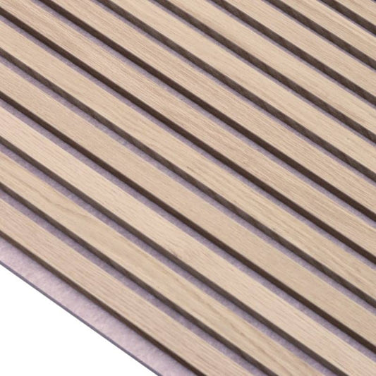 Akoestisch paneel – Klassiek eiken | creme vilt | 260 x 60cm - ReformX